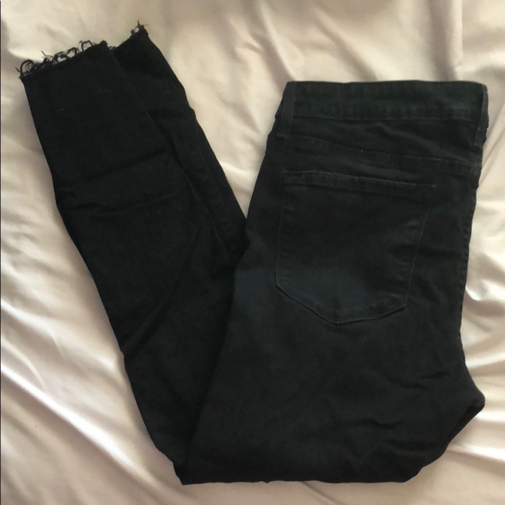 Black jeggings